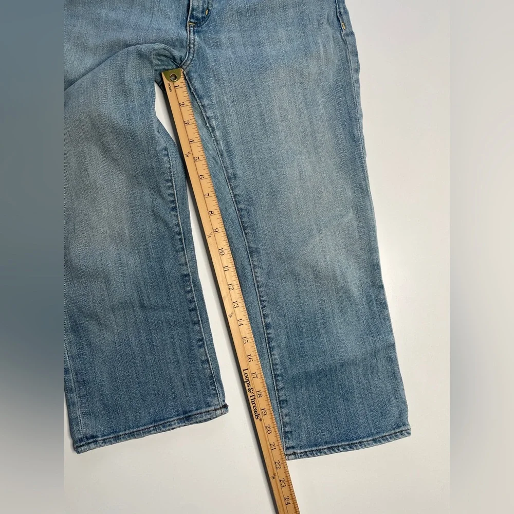 POLO‎ RALPH LAUREN Stretch Cropped Jean Womens 8 (32x22) Blue Stretch Straight